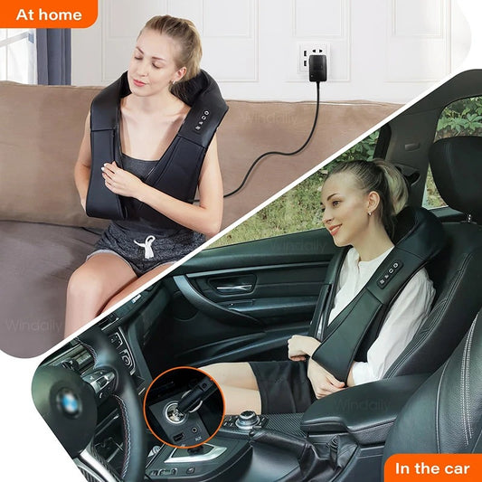 Deep Kneading Shiatsu Neck and Shoulder Massager with Heat
