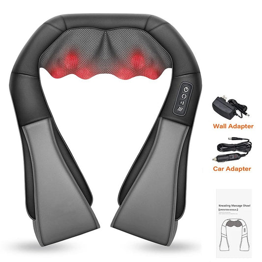 Deep Kneading Shiatsu Neck and Shoulder Massager with Heat