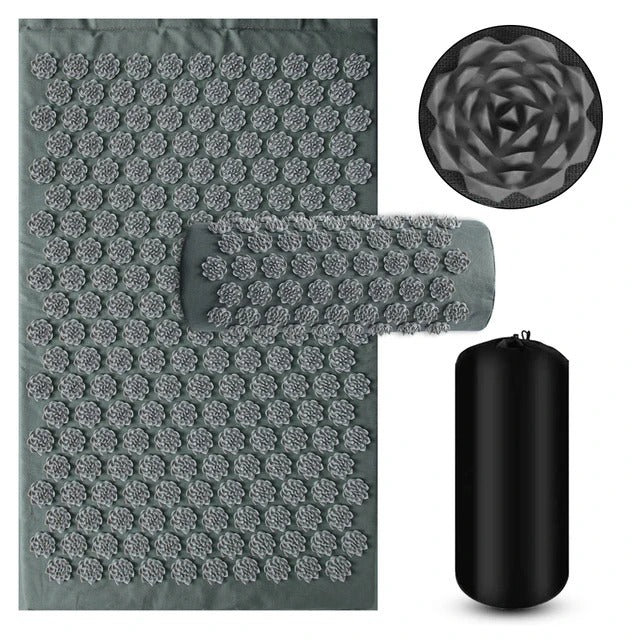 Acupressure Mat and Pillow Set
