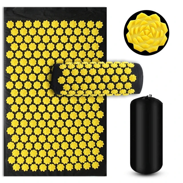 Acupressure Mat and Pillow Set