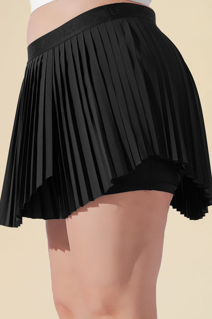 Ace 'em | Black Pleated Tennis Skirt with Breathable Fabric | Stylish Performance for All-Day Comfort 6