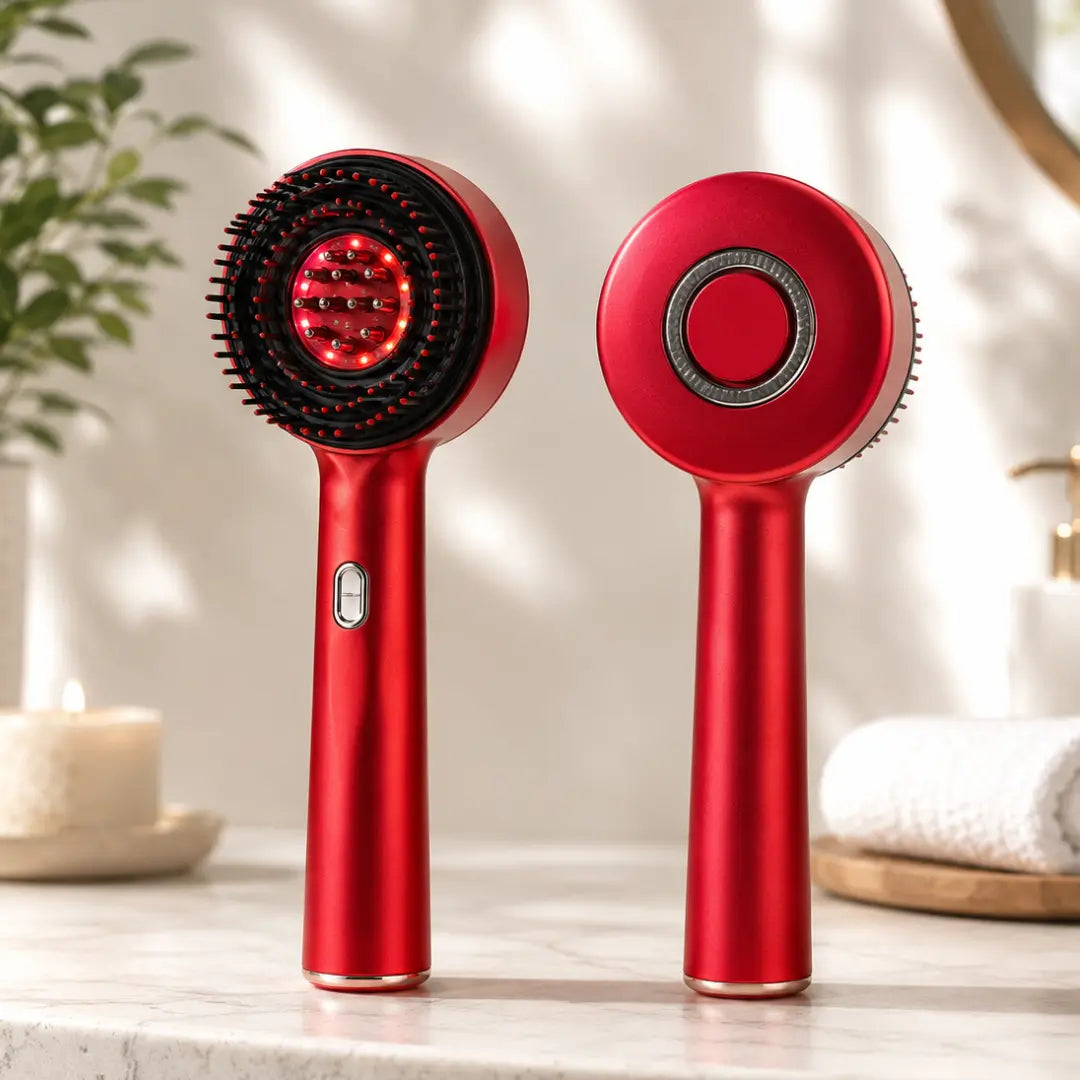 Advanced Scalp Massager with Red Light Therapy