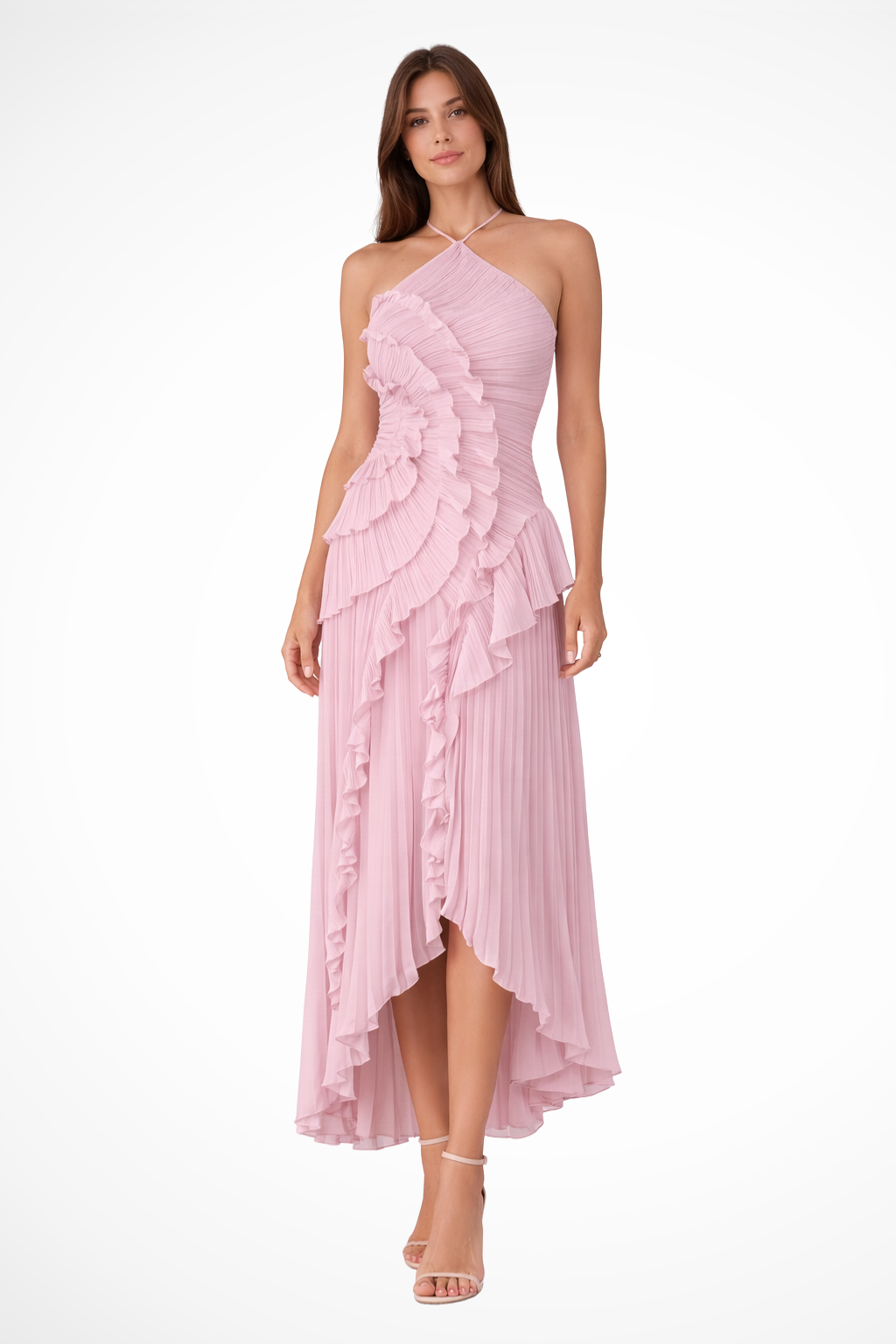 Elegant Floral Maxi Dress for Women with Layered Ruffles | Perfect for Summer Events 0