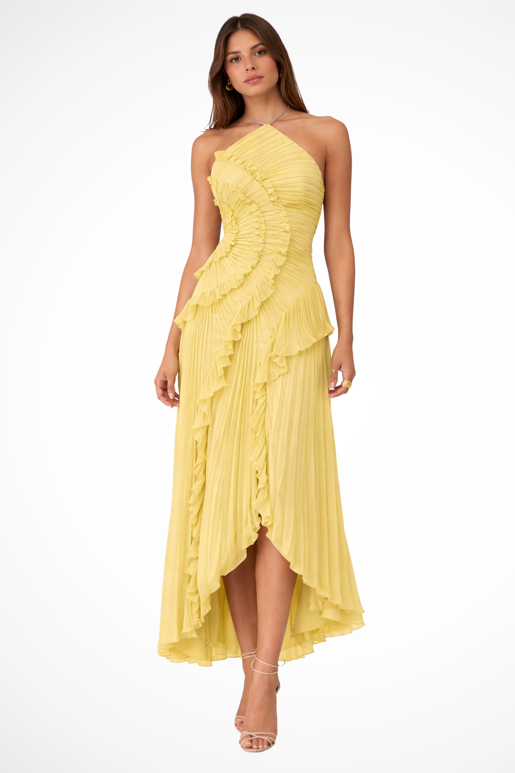 Elegant Floral Maxi Dress for Women with Layered Ruffles | Perfect for Summer Events 1