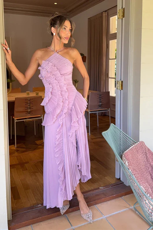 Elegant Floral Maxi Dress for Women with Layered Ruffles | Perfect for Summer Events 4