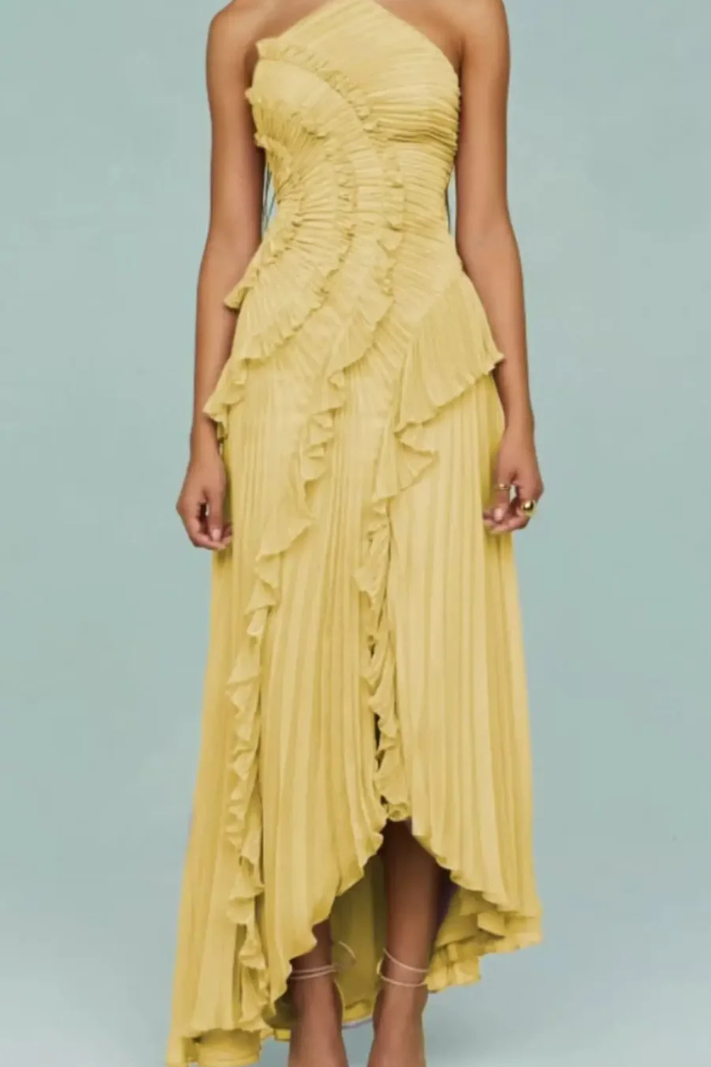 Elegant Floral Maxi Dress for Women with Layered Ruffles | Perfect for Summer Events 6