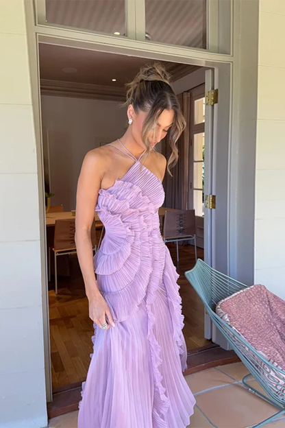 Elegant Floral Maxi Dress for Women with Layered Ruffles | Perfect for Summer Events 7