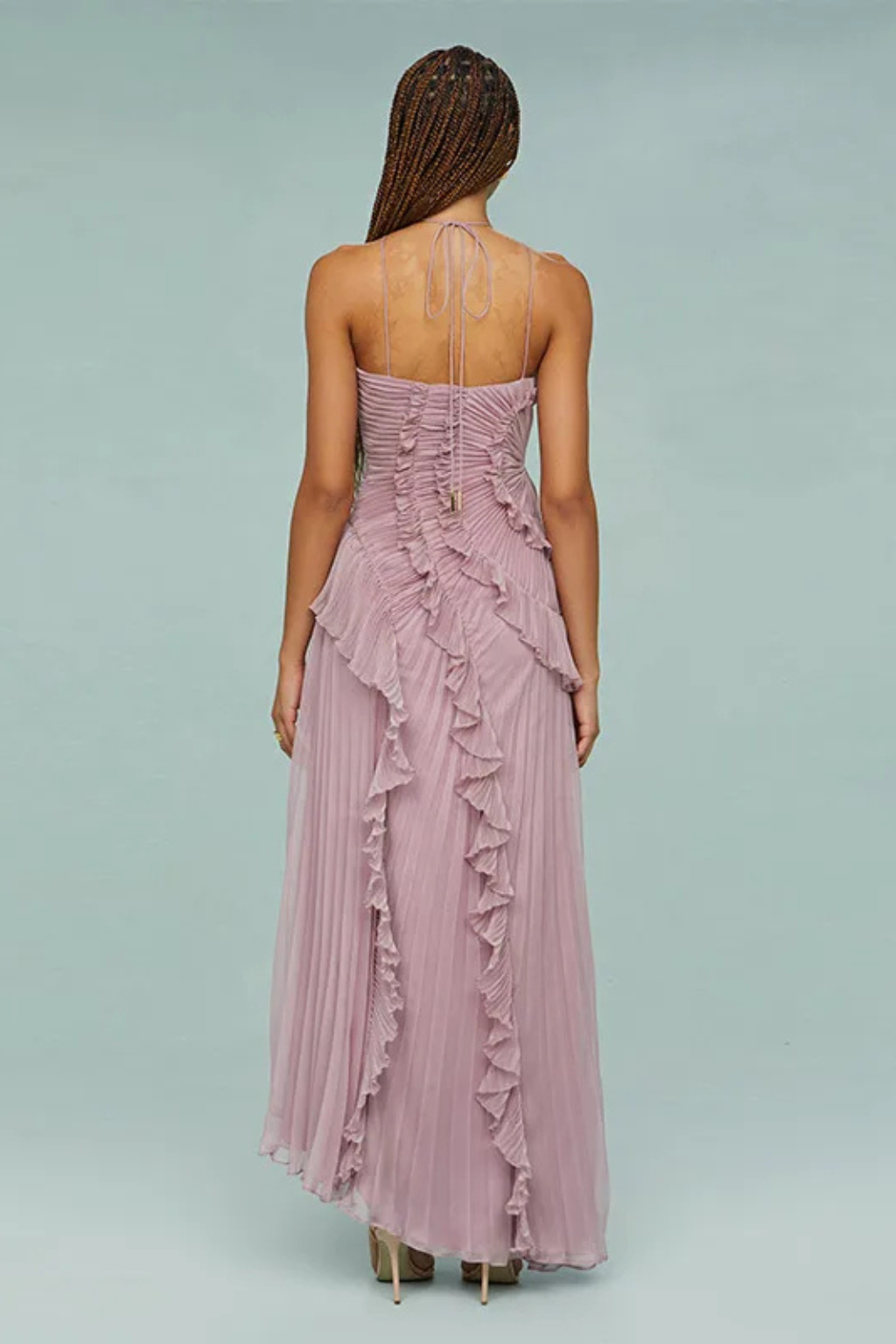 Elegant Floral Maxi Dress for Women with Layered Ruffles | Perfect for Summer Events 8