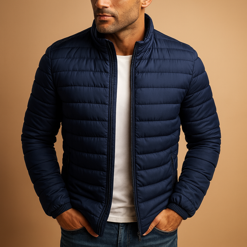 Men's Classic Hooded Puffer Jacket | Warm Insulated Winter Coat 1