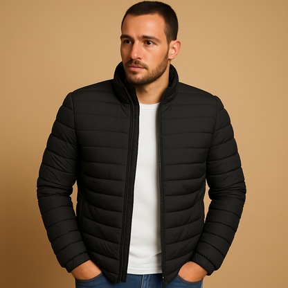 Men's Classic Hooded Puffer Jacket | Warm Insulated Winter Coat 2