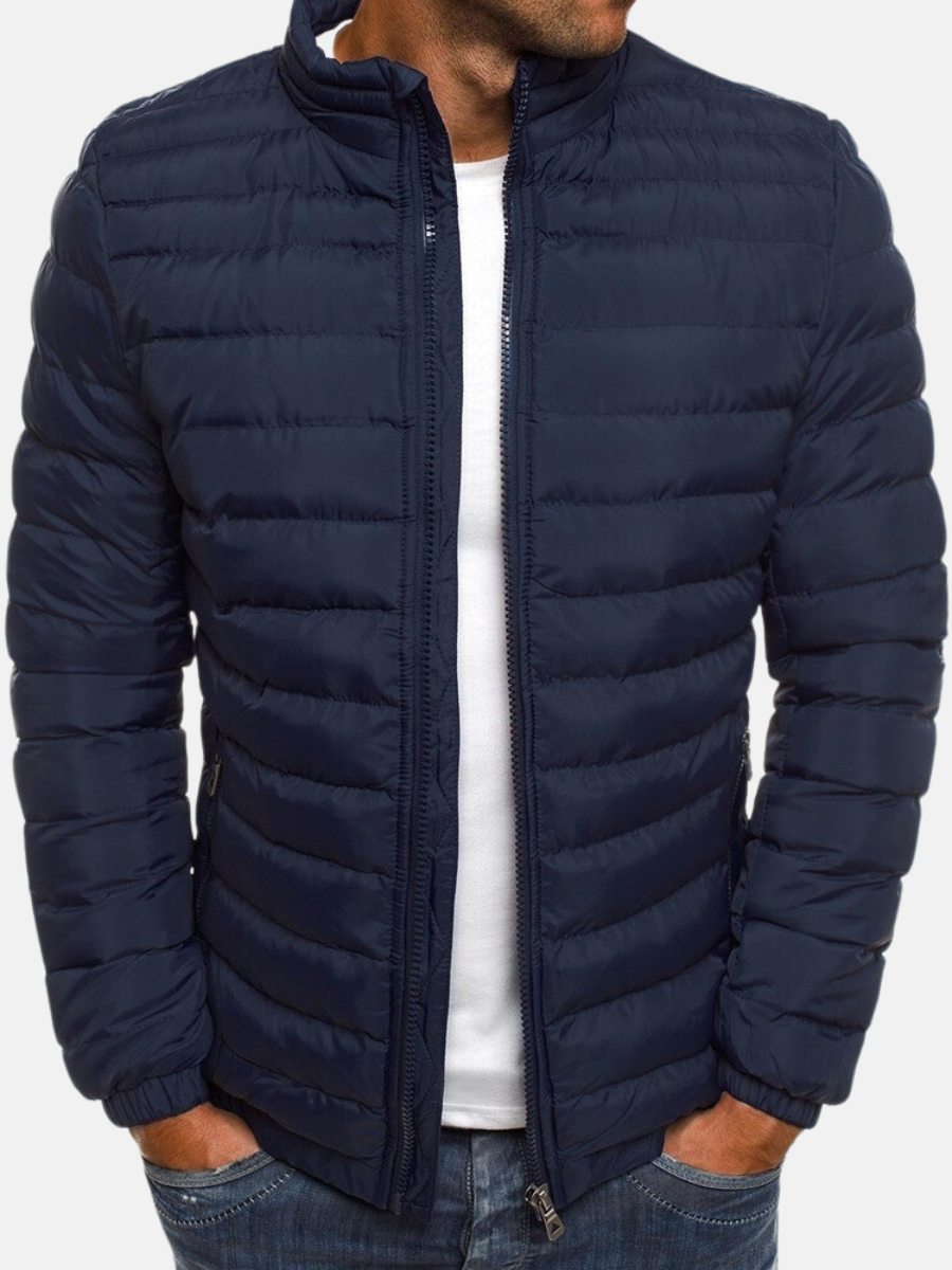 Men's Quilted Jacket | Warm Lined Winter Outerwear | Elegant Stylish Design 1