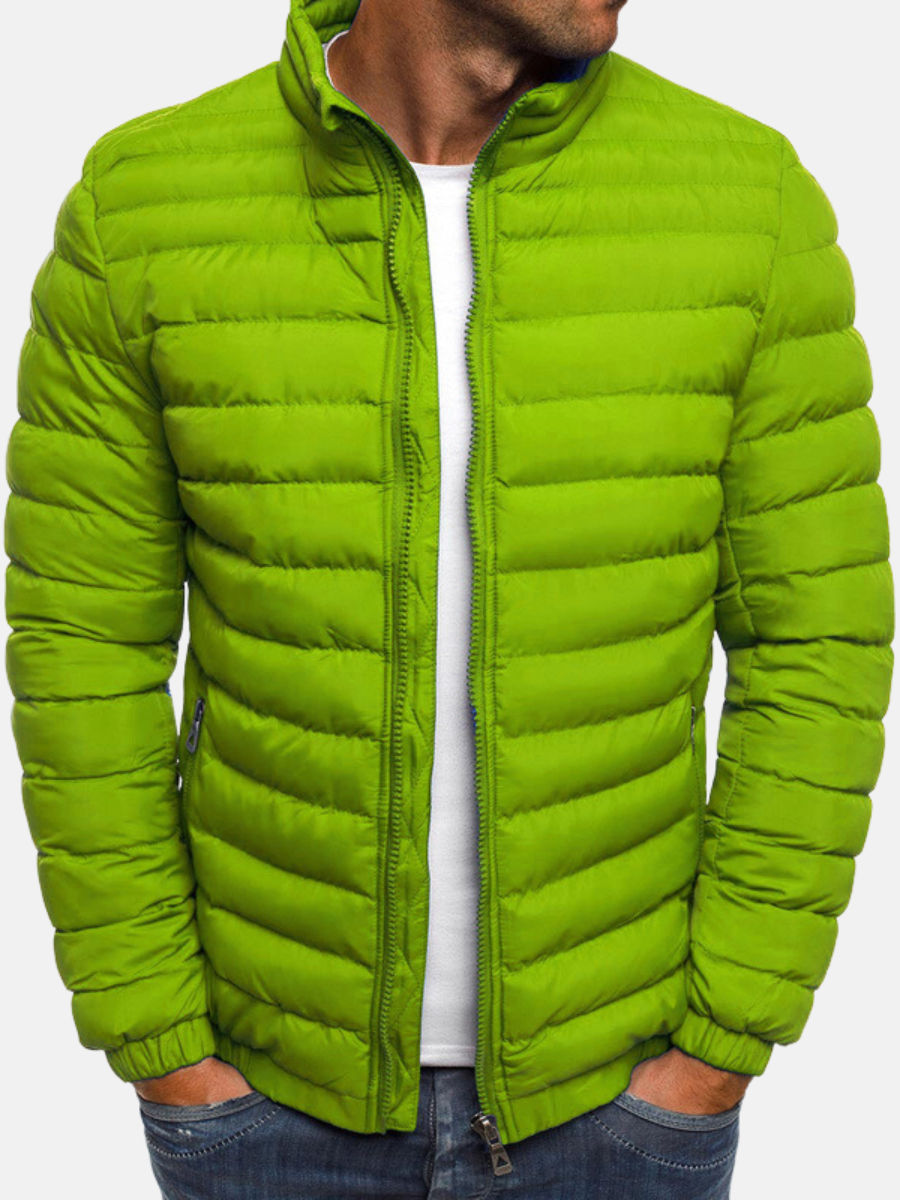Men's Quilted Jacket | Warm Lined Winter Outerwear | Elegant Stylish Design 3