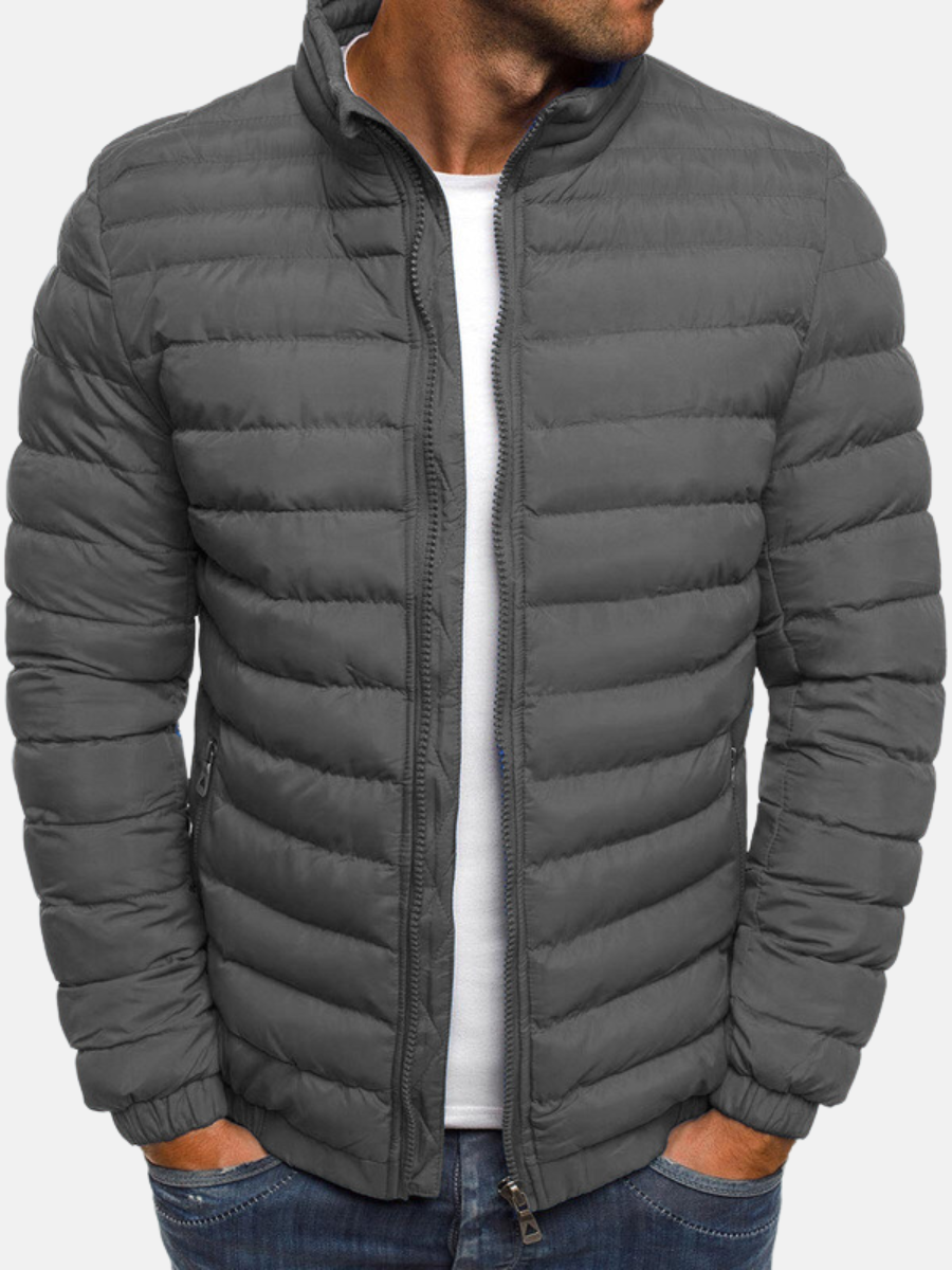 Men's Quilted Jacket | Warm Lined Winter Outerwear | Elegant Stylish Design 5