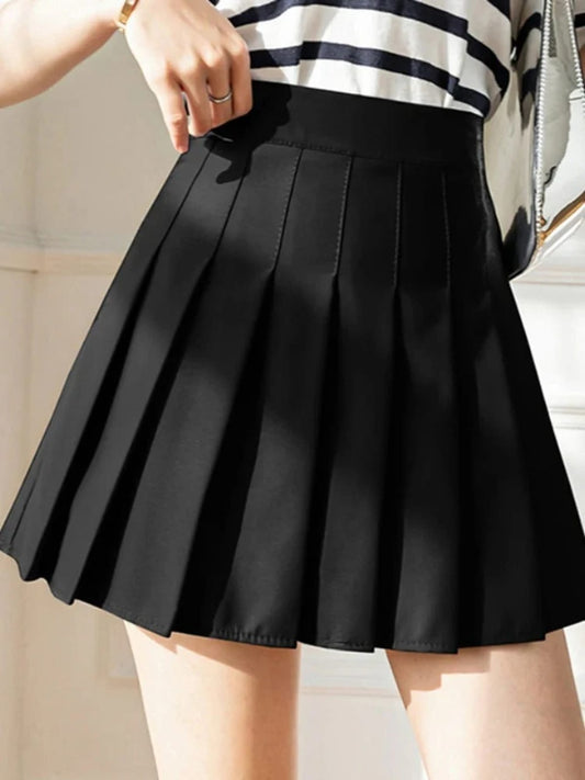 Mykonos Collection | Pleated Mini Skirt with Lightweight Fabric | Stylish Summer Skirt for Women 0