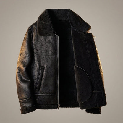 Timeless Collection | Leather Aviator Jacket with Classic Design | Versatile Outerwear for Sophisticated Style 2
