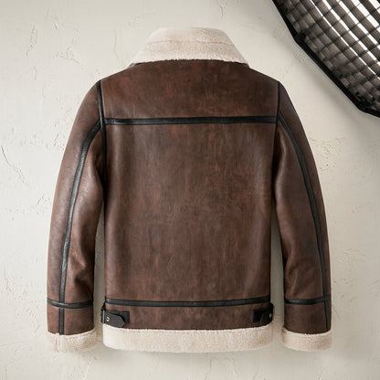 Timeless Collection | Leather Aviator Jacket with Classic Design | Versatile Outerwear for Sophisticated Style 4