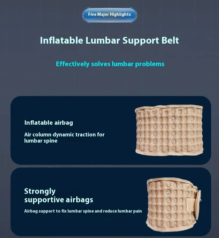 Inflatable Lumbar Decompression Belt